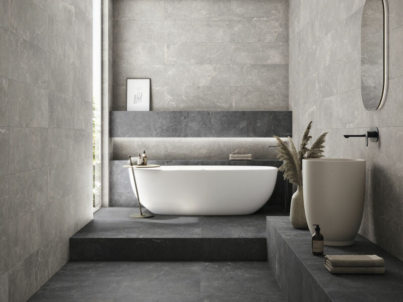 Wandtegel Concept Grey 30x90 rett - WDtegels