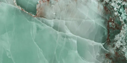 Floor tile Onyx Turquoise polished 60x120 rett