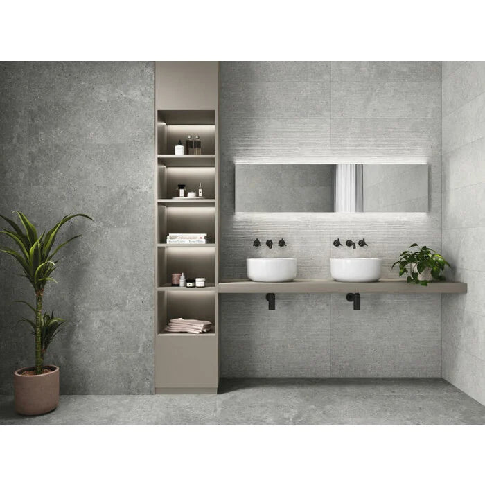 Vloertegel Stoneland Grey mat 60x60 rett - WDtegels