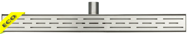 Wiesbaden Eco RVS douchegoot | 60x7cm