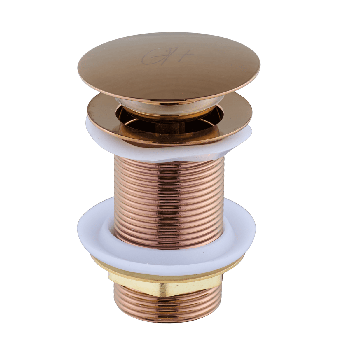 Afvoerplug Flusso in brons met overloop
