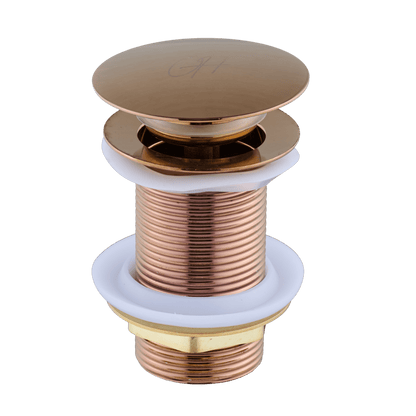 Afvoerplug Flusso in brons met overloop