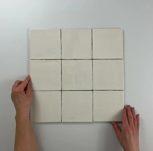 Old Dutch white ivory 13x13