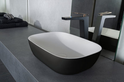 Solid surface waskom Maud zwart EXT