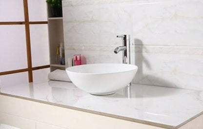 Waskom Opbouw Lorens Rond 40x40x13.5cm Wit