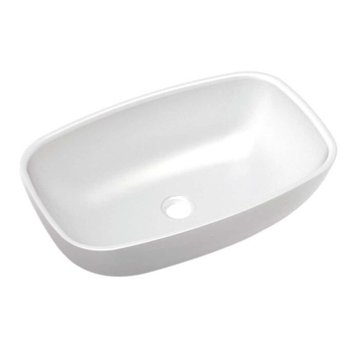Waskom Rayza Solid Surface White Matt 55x35x16cm