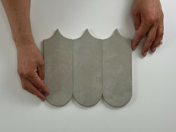 Alure Plomb visschub wandtegel 8x21,5