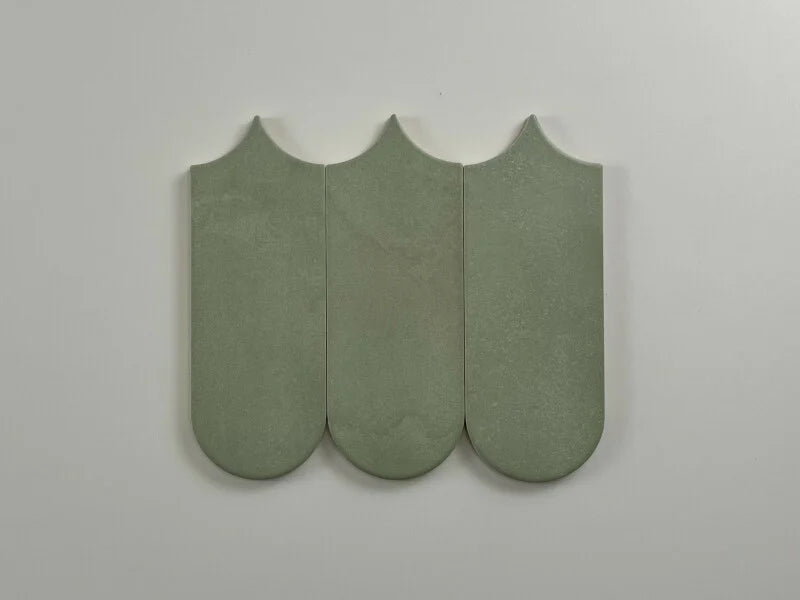 Alure Sage visschub wandtegel 8x21,5