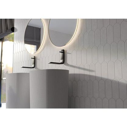 Alure White visschub wandtegel 8x21,5 - WDtegels