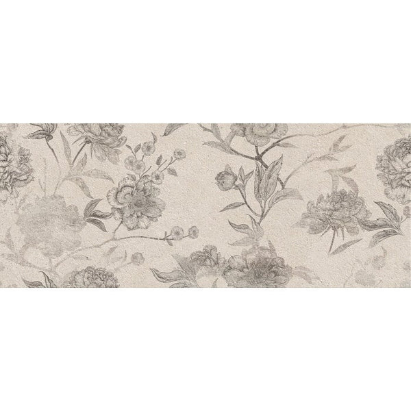 Wandtegel Borneo Sand Malone decor 30x75 rett