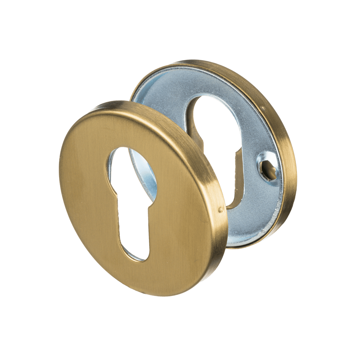 Rond cilinderrozet Avosso in goud