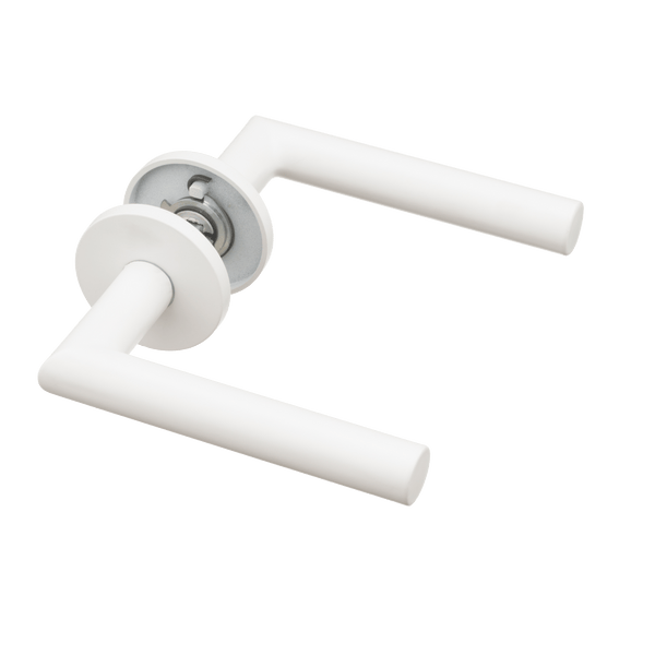 Civita - Witte Deurklink Rond Rozet