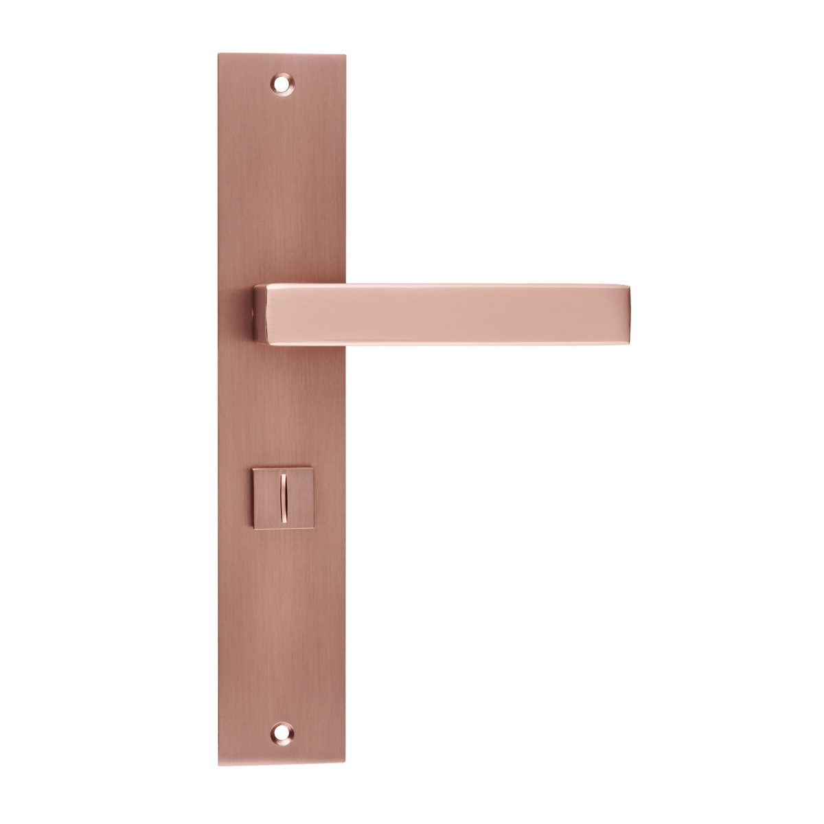 Deurklink Collodi in koper met WC-sluiting 63 mm