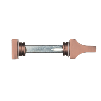 Draaiknop en sluitstift van deurklink Collodi in koper met WC-sluiting 63 mm
