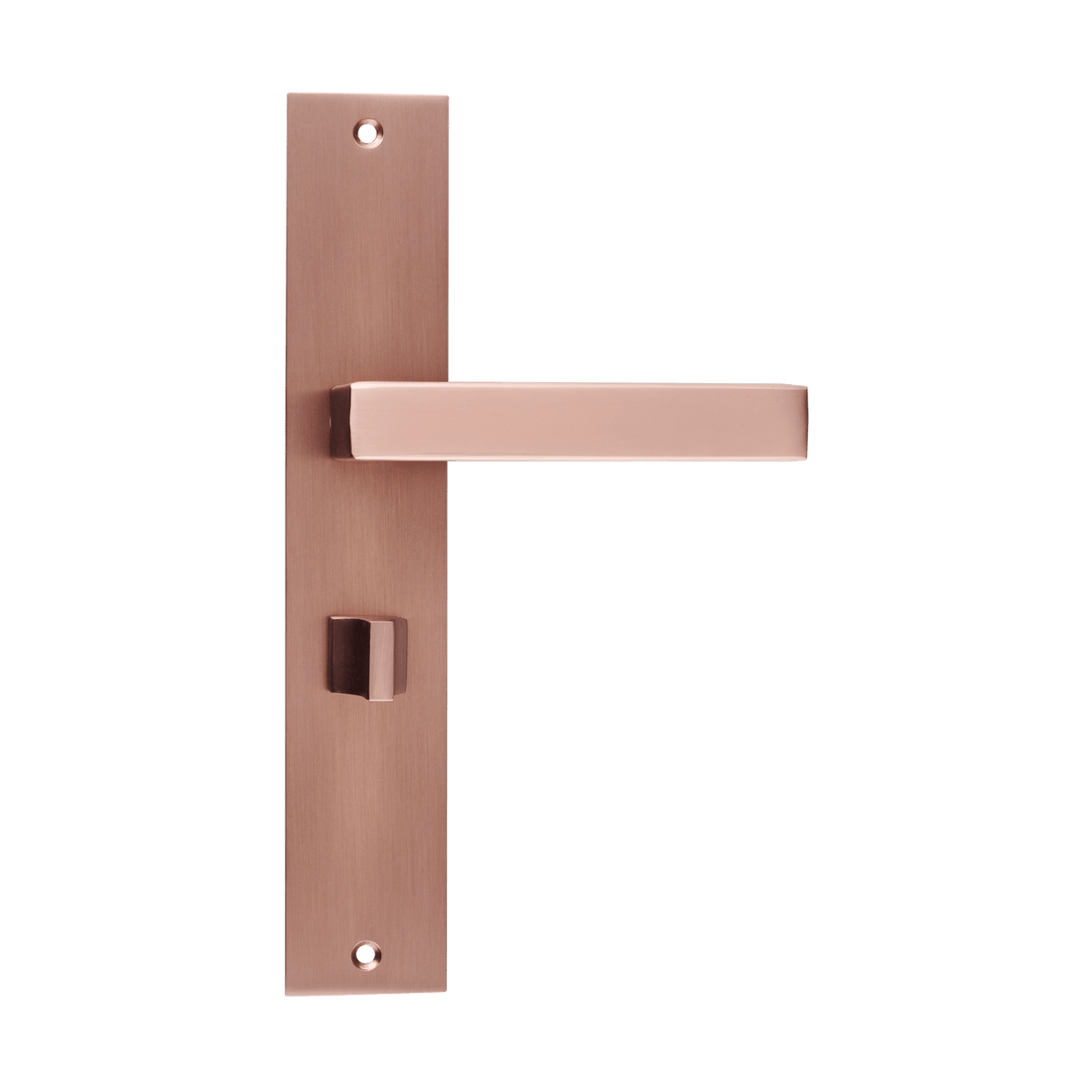 Deurklink Collodi in koper met WC-sluiting 63 mm