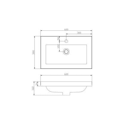 Badmeubel Compact Greeploos 60 Century Oak