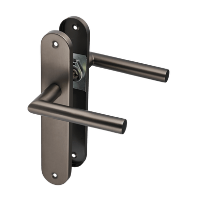 Deurklink Torino in gun metal