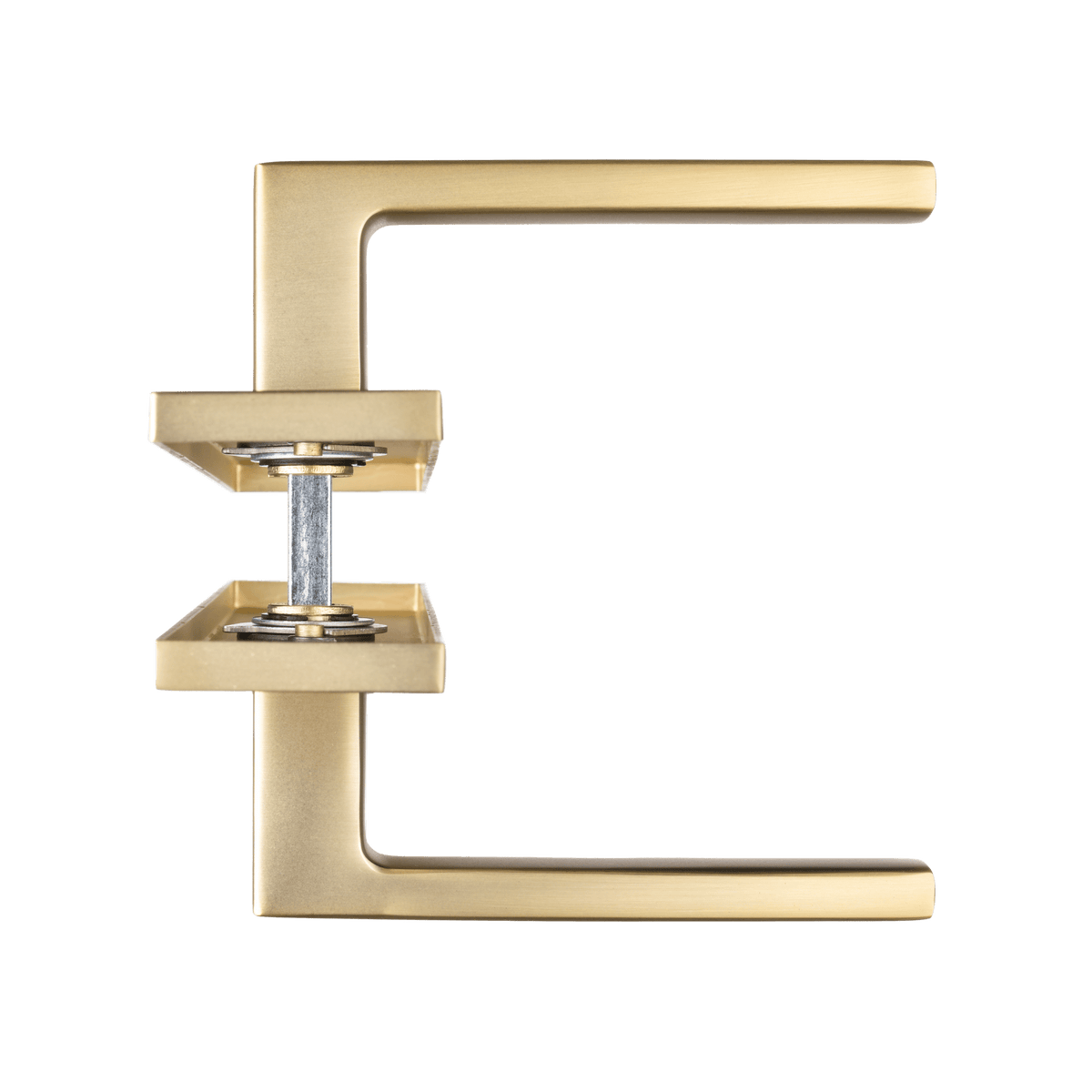 Deurklink Alassio in goud met WC-sluiting 63 mm