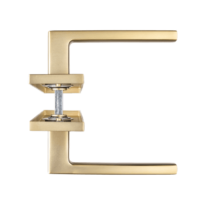 Deurklink Alassio in goud met WC-sluiting 63 mm