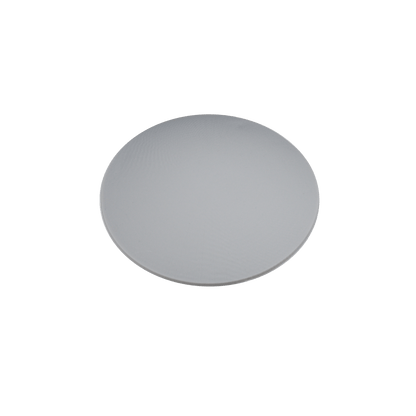 Ronde deurstopper in grijs, diameter 8 cm