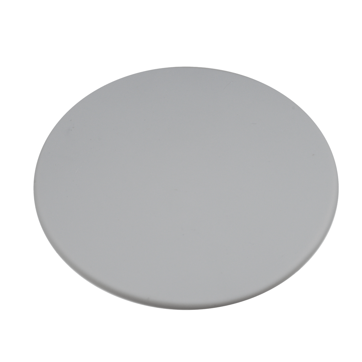 Ronde deurstopper in grijs, diameter 8 cm