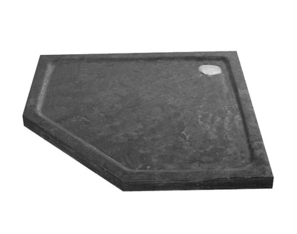 Natuursteen Douchebak Vijfhoek | 90x90x4cm - WDtegels
