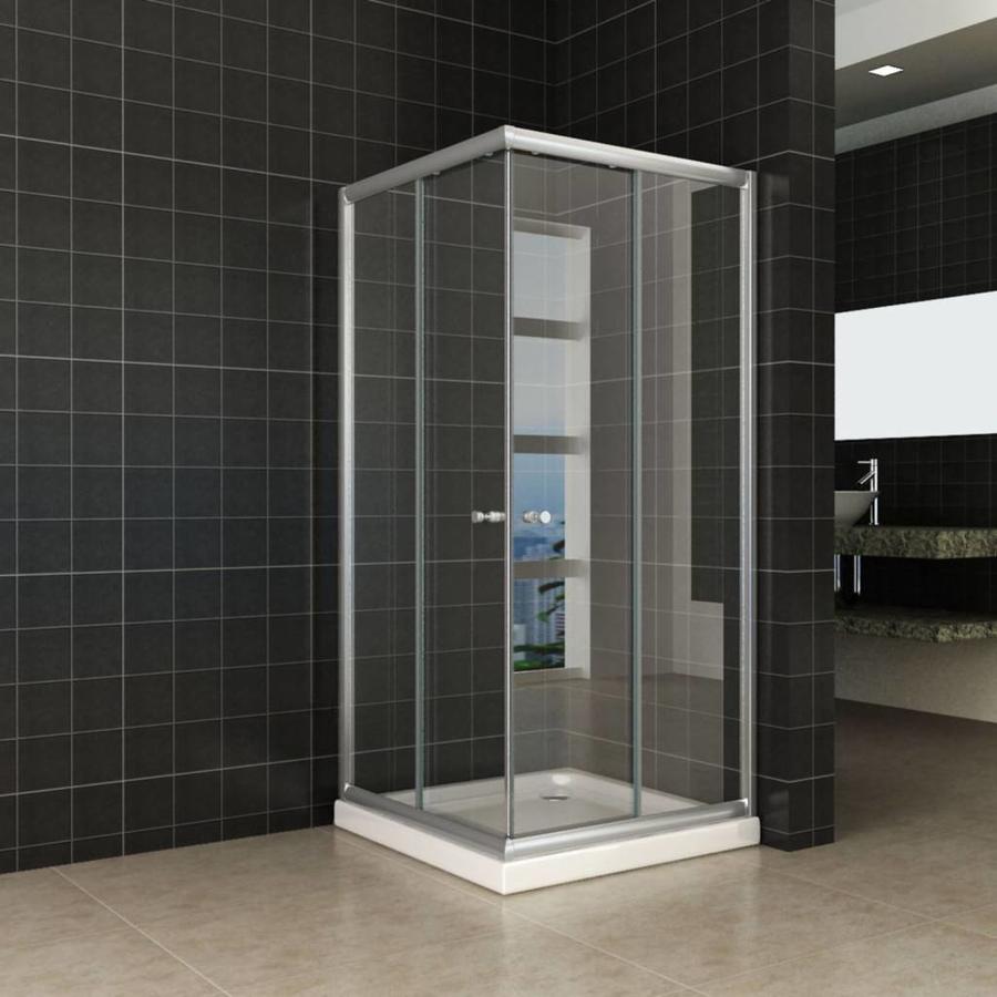 Wiesbaden Eco hoekinstap douchecabine 80x80x190 cm - 5mm helder glas - WDtegels