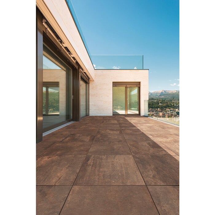 Buiten Tegel Flatiron Rust 60x60x2 rett - WDtegels