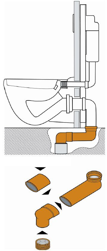 Wiesbaden verstelbare verloopset 90x110 15-35cm - WDtegels