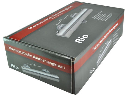 Wiesbaden Rio Therm.douchemengkraan 12cm chroom - WDtegels