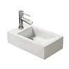 Ceramic basin Qubic Links | 45x25x12cm