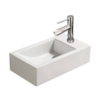 Ceramic basin Qubic Right | 45x25x12cm