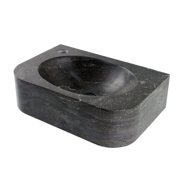 Natural stone fountain Flow Left | 39x27x19cm
