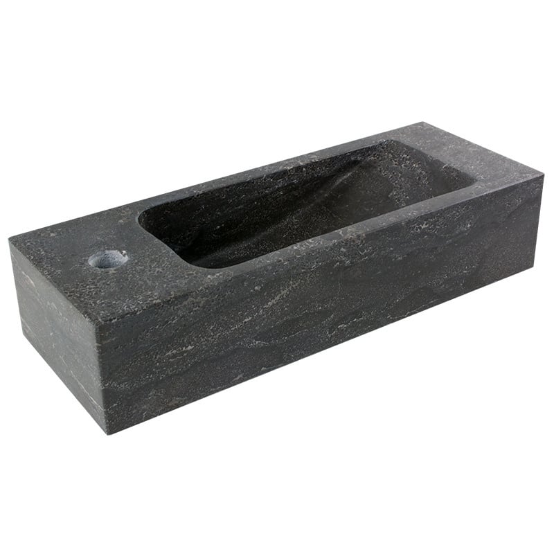 Natuursteen fontein Slim Links | 45x17x10cm - WDtegels