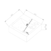 Natuursteen fontein Square | 30x30x10cm - WDtegels