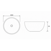 Fountain Bowl Solid Surface 20 cm