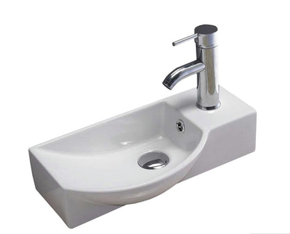 Paquete combinado fuente de cerámica con grifo y desagüe Bee Right