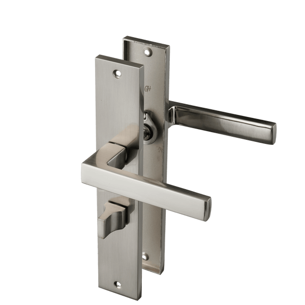 Grado - RVS WC-Slot op Recht Lang Schild - PC 63mm
