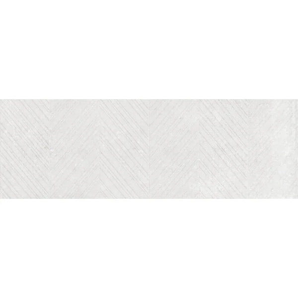 Midtown White Look decor wandtegel 30x90 rett