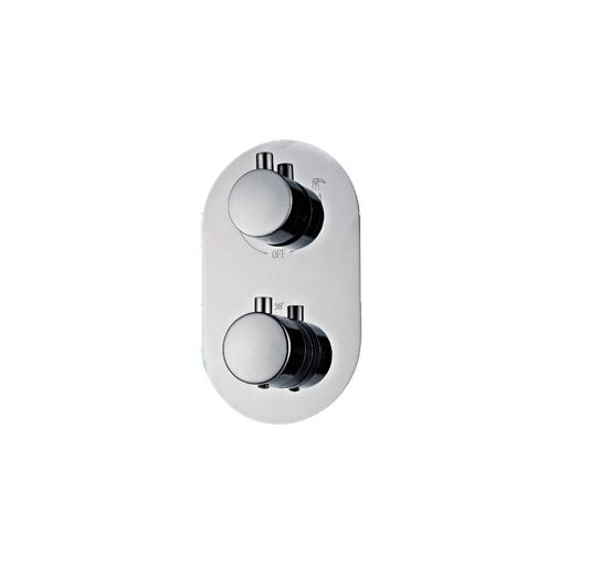 Built-in shower part round