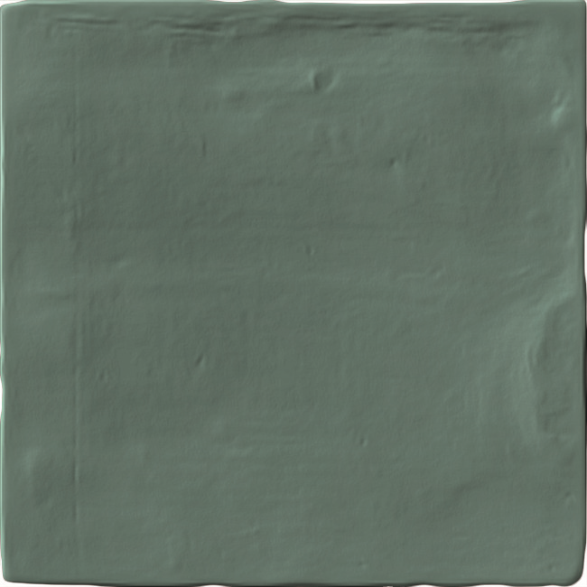 Moos Jade glans handvorm 13x13 - WDtegels