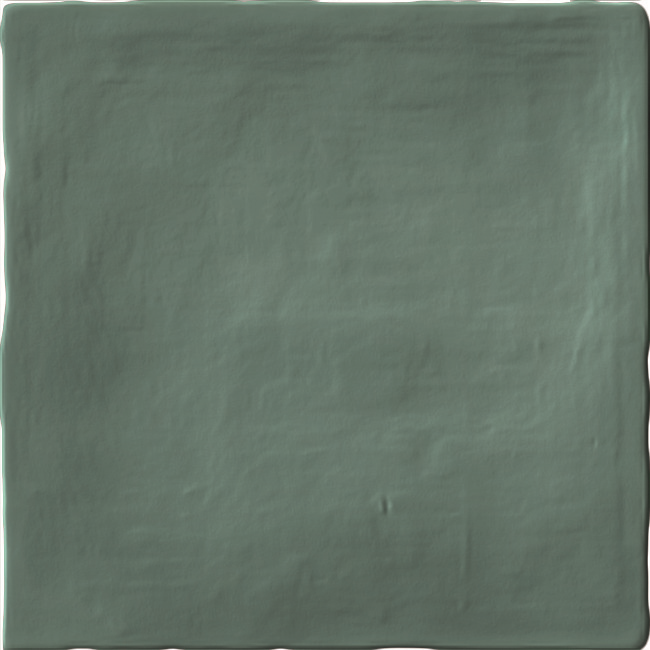 Moos Jade glans handvorm 13x13 - WDtegels