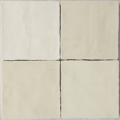 Moos Marfil brillo forma de mano 13x13