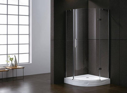 Kwartronde cabine met 1 deur 100