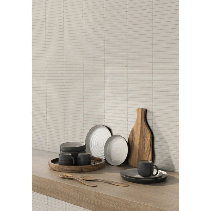 Pencil Kromo Bone mozaiektegel 35x35cm