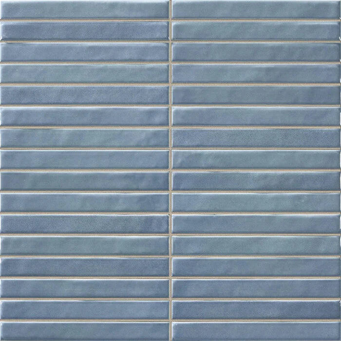 Pencil Kromo Teal mozaiektegel 35x35cm - WDtegels