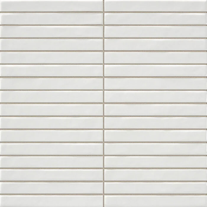 Pencil Kromo White mozaiektegel 35x35cm - WDtegels