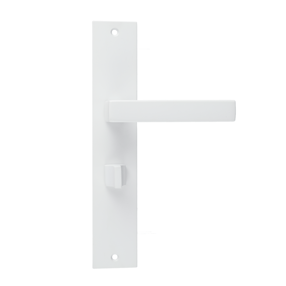 Deurklink Lorto in wit met WC-sluiting 63 mm