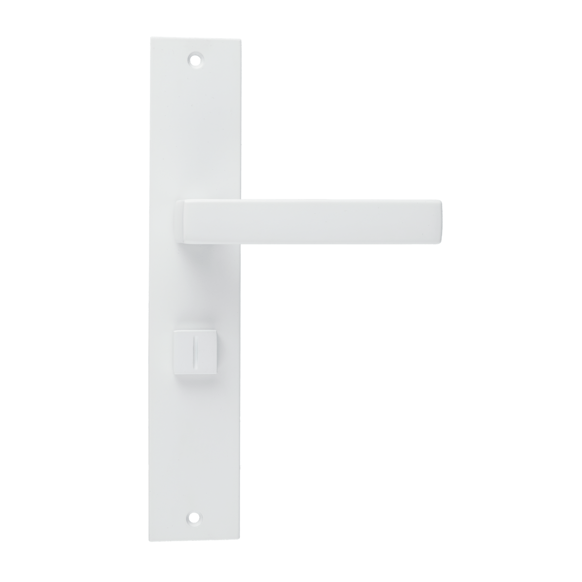 Deurklink Lorto in wit met WC-sluiting 63 mm
