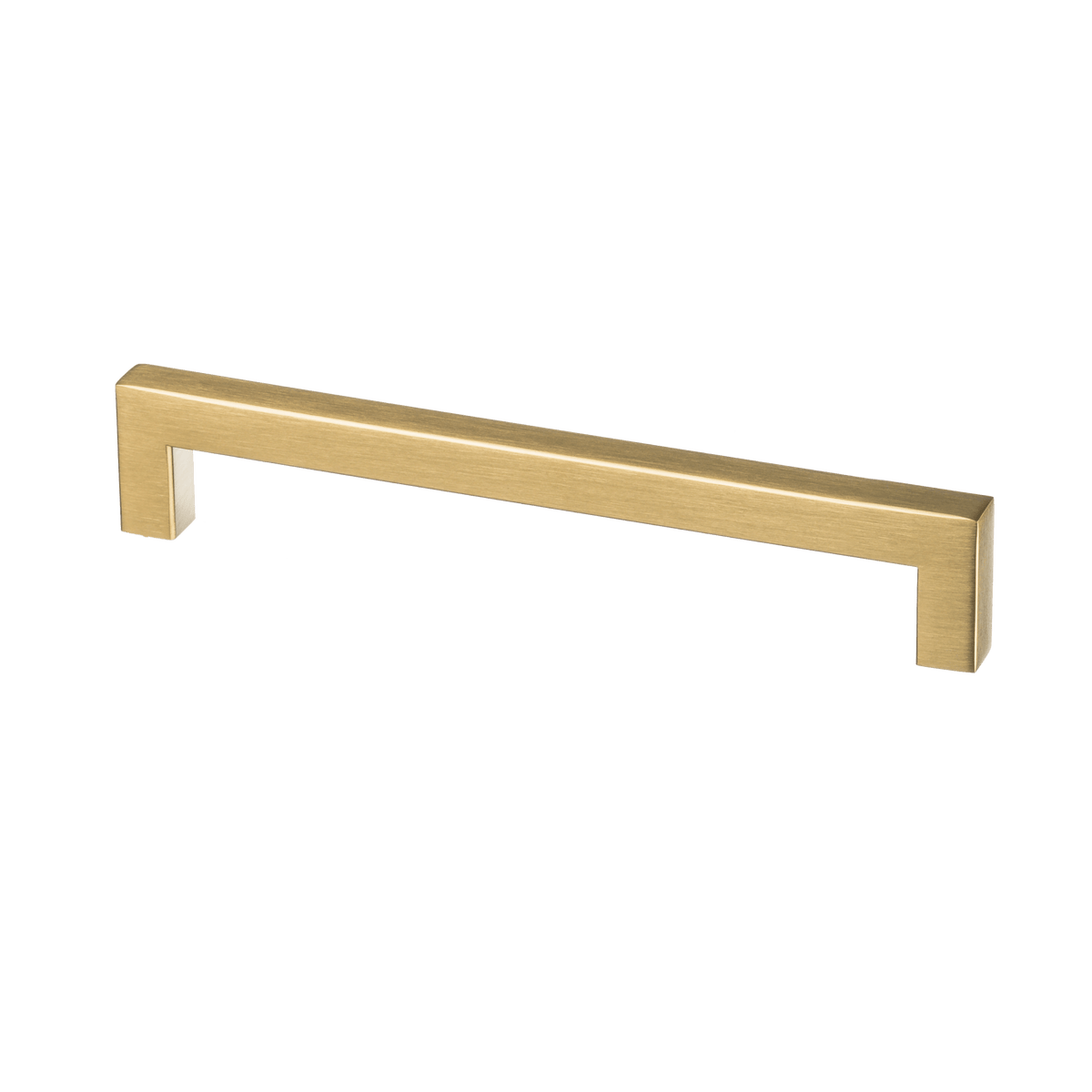 Meubelgreep in goud, hartafstand 160 mm, lengte 172 mm